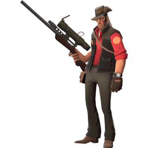 This is the Avatar Image for the Sniper (TF2) AI Voice and Text to Speech Generator